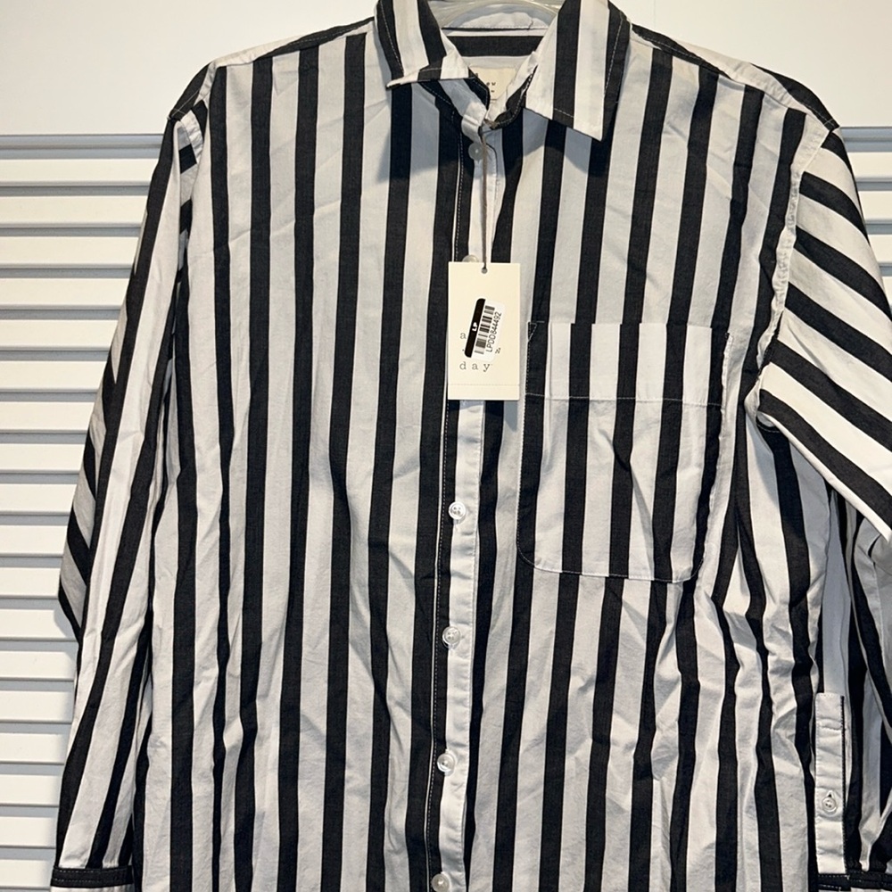 A New Day Button Down Stripe Shirt